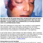 ‘Mijn zoon is gemarteld in Nederlandse politiecel’